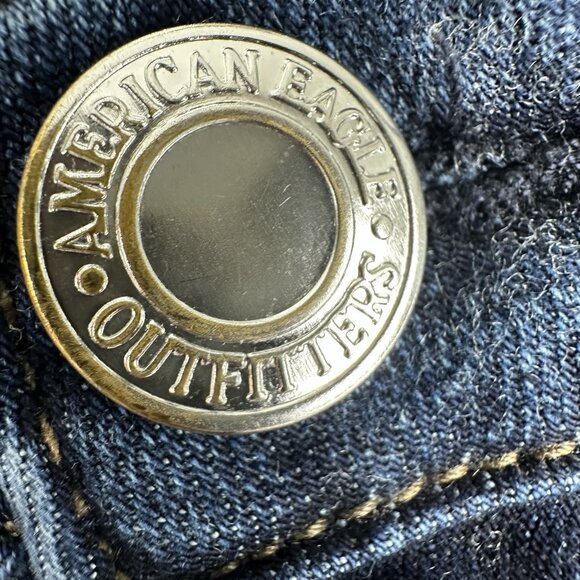 American Eagle Outfitters Hi-Rise Shortie Jean Short Women's 14 Denim Cut Off - Picture 10 of 12